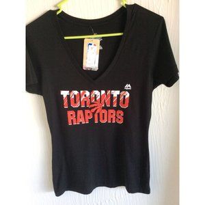 NWT Toronto Raptors, Size S, Women’s Tee Shirt, Majestic Brand